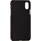 Maison Kitsune Black Holo Wavy MK iPhone X Case