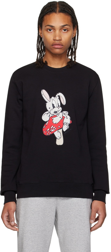 Photo: PS by Paul Smith Black Toadstool Bunny Sweatshirt