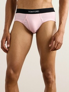 TOM FORD - Stretch-Cotton Briefs - Pink