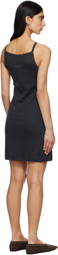 Caro Editions Navy 'Caro' Slip Dress