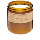 P.F. Candle Co No.4 Teakwood & Tobacco Large Soy Candle in 354g