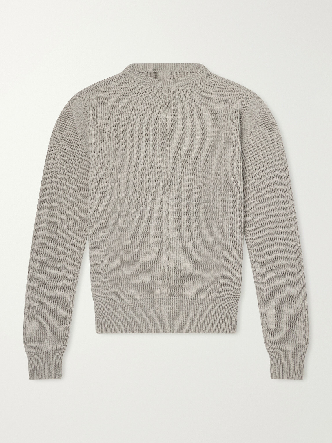 Rick Owens - Fisherman Virgin Wool Sweater - Gray