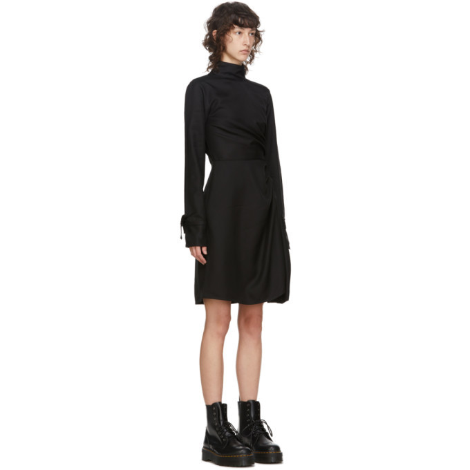 Opening Ceremony Black Slit Sleeve Mini Dress Opening Ceremony