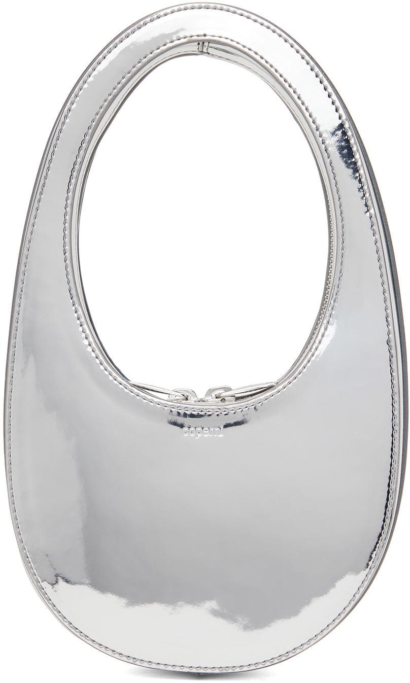 Coperni Silver Mini Swipe Bag Coperni