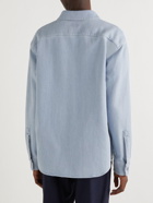 Giorgio Armani - Cotton-Twill Shirt Jacket - Blue