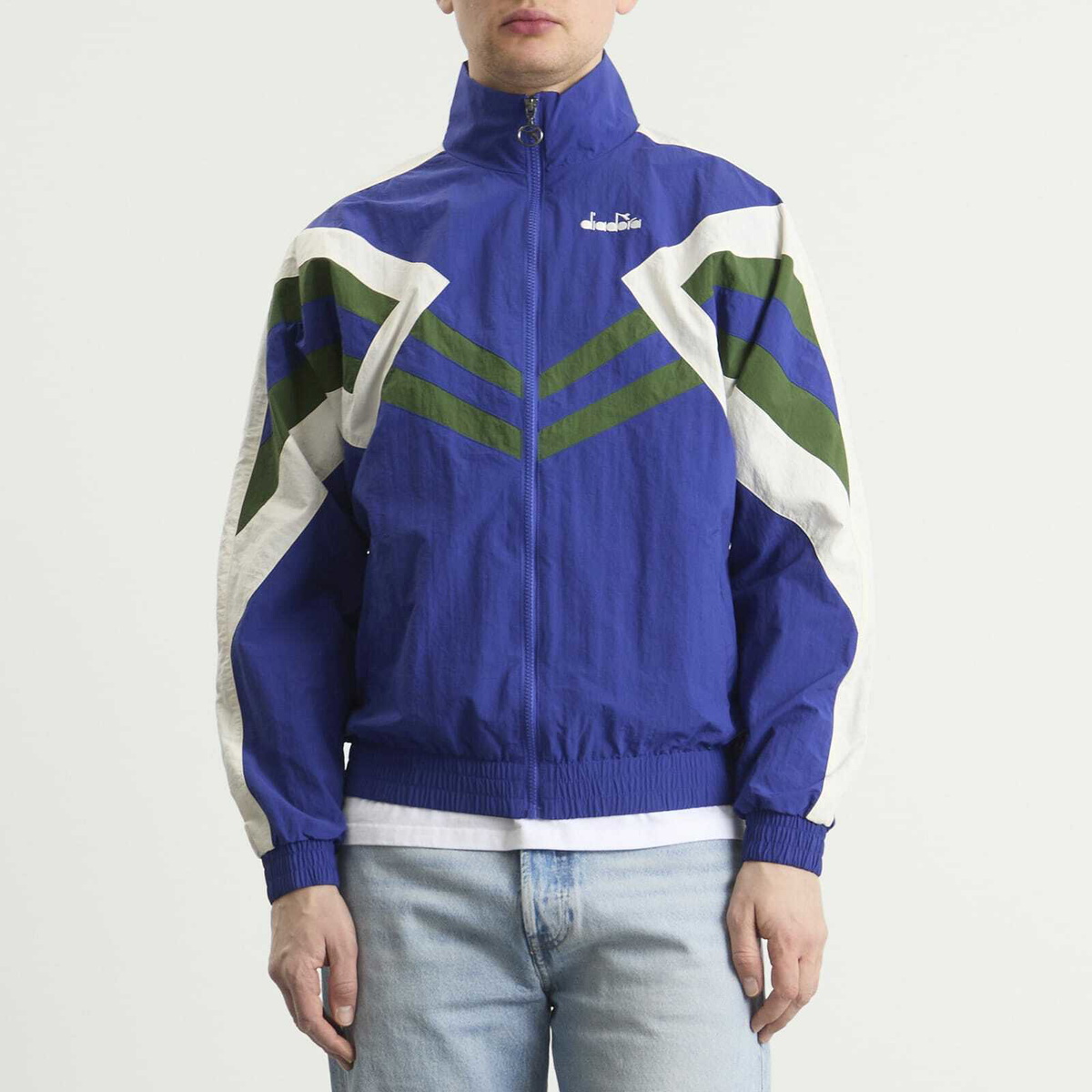 Diadora Men's Legacy Track Jacket in Navy