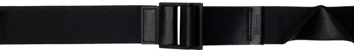 Photo: 132 5. ISSEY MIYAKE Black Standard Reversible Belt