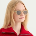 Lunetterie Générale Forever Young Sunglasses in Vintage Crystal/Palladium 