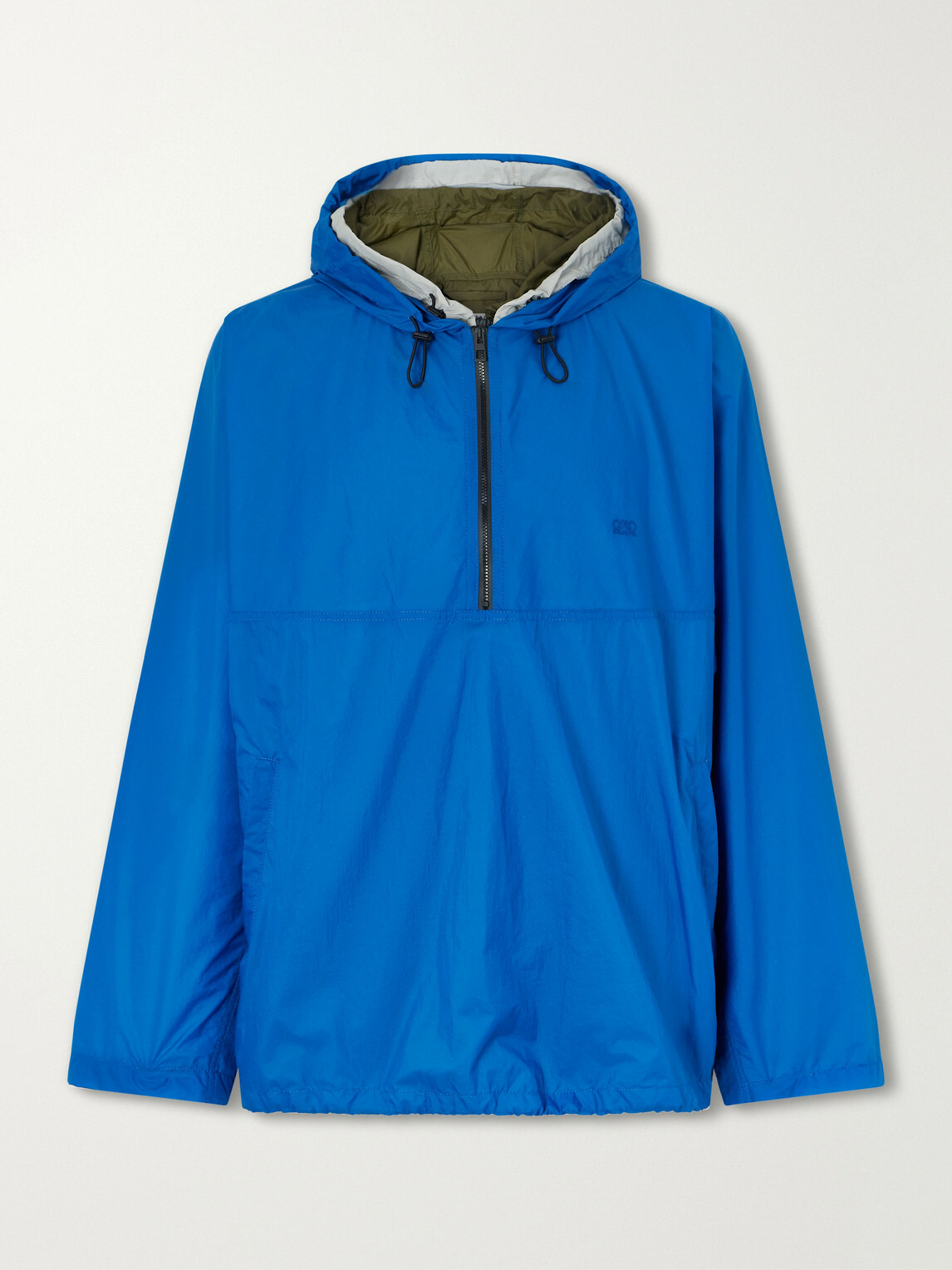 LOEWE - Logo-Embroidered Shell Jacket - Blue