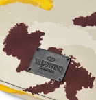 Valentino - Valentino Garavani Camouflage-Print Shell Belt Bag - Men - Yellow