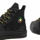 Converse x Daily Paper De Luxe SQR in Black