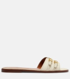 Zimmermann Goldie leather slides