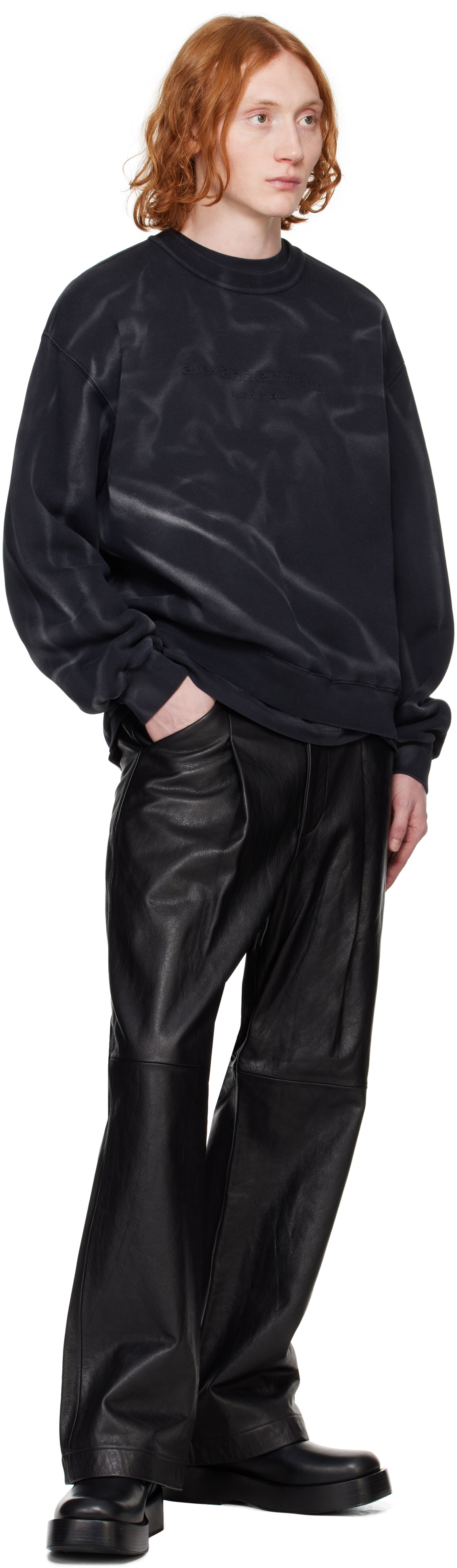 Alexander Wang Black Oversize Sweatshirt