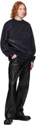 Alexander Wang Black Oversize Sweatshirt