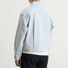 Folk Men's Mechanic Jacket in Pale Ticking Stripe