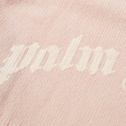 Palm Angels Men's Back Logo Crew Knit in Pink