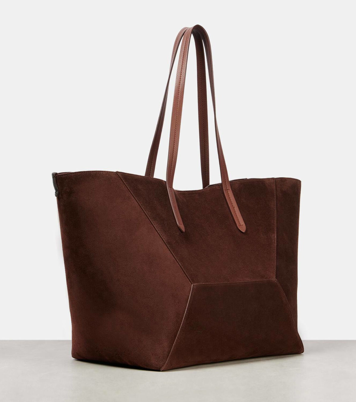 Brunello Cucinelli BC Duo Large suede tote bag