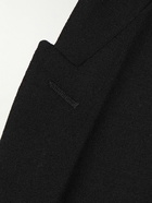 Rick Owens - Double-Breasted Grain De Poudre Wool Blazer - Black