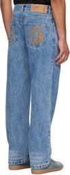 Billionaire Boys Club Blue Astro Jeans