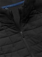 adidas Golf - Frostguard Quilted Recycled Primegreen Half-Zip Golf Jacket - Black