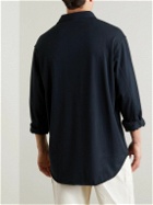 Ninety Percent - Organic Cotton-Jersey Shirt - Blue