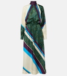 Alémais Joni printed silk midi dress