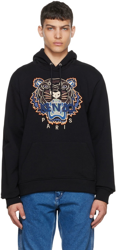 Photo: Kenzo Black Cotton Hoodie