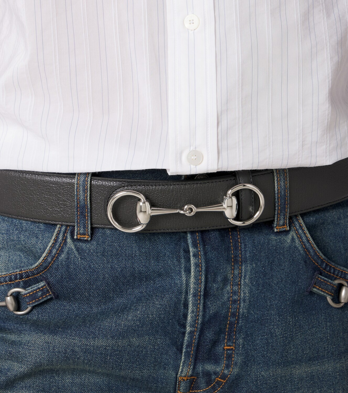 Gucci Horsebit 1955 leather belt