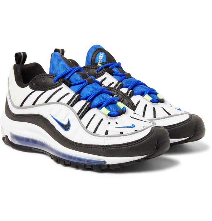 Photo: Nike - Air Max 98 Mesh and Leather Sneakers - Men - Multi