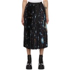 Sacai Multicolor Star Print Pleated Skirt