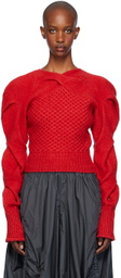 Kiko Kostadinov Red Dendra Sweater
