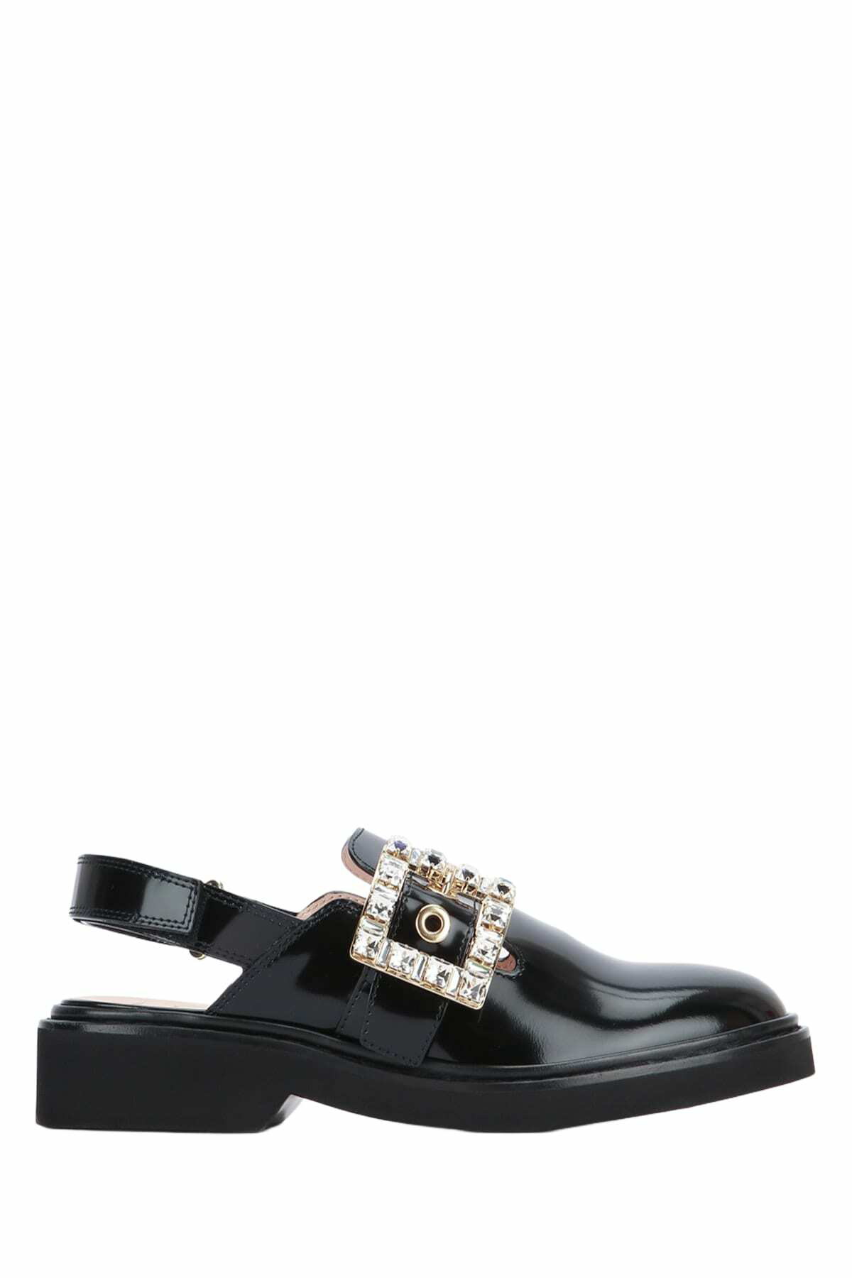 サンダル・ミュール Roger Vivier Viv Rangers Strass Mule Viv' Rangers Mules in leather Black Woman