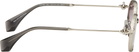 Vivienne Westwood Silver Hardware Orb Oval Sunglasses