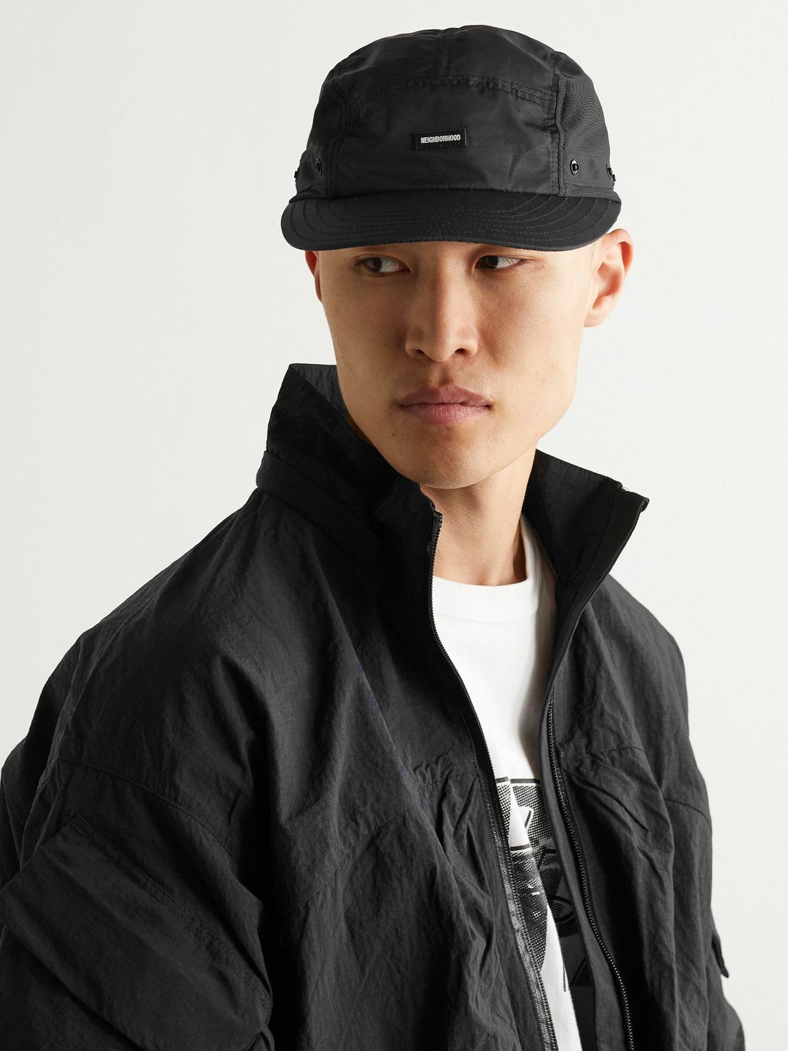 Neighborhood - Duster Convertible Printed COOLMAX Mesh-Trimmed