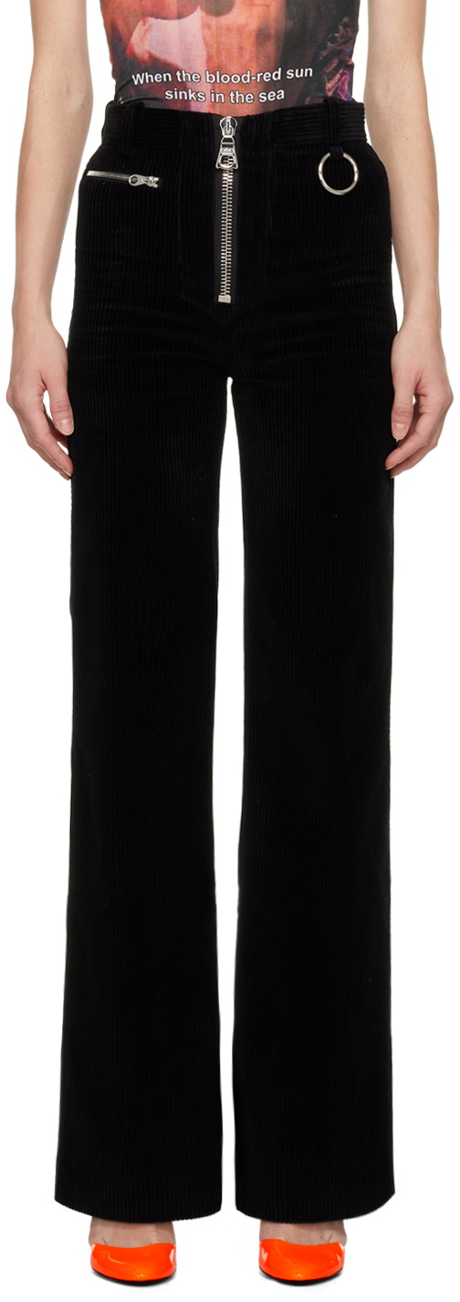 Meryll Rogge Black O-Ring Trousers