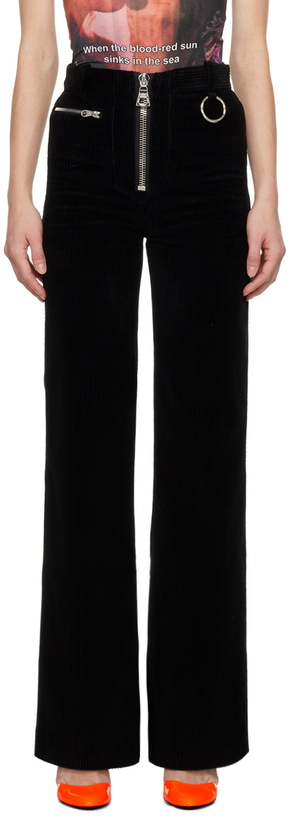 Photo: Meryll Rogge Black O-Ring Trousers