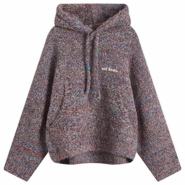 Photo: Cole Buxton Men's Muti Boucle Knitted Hoodie in Multi