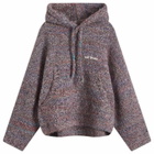 Cole Buxton Men's Muti Boucle Knitted Hoodie in Multi
