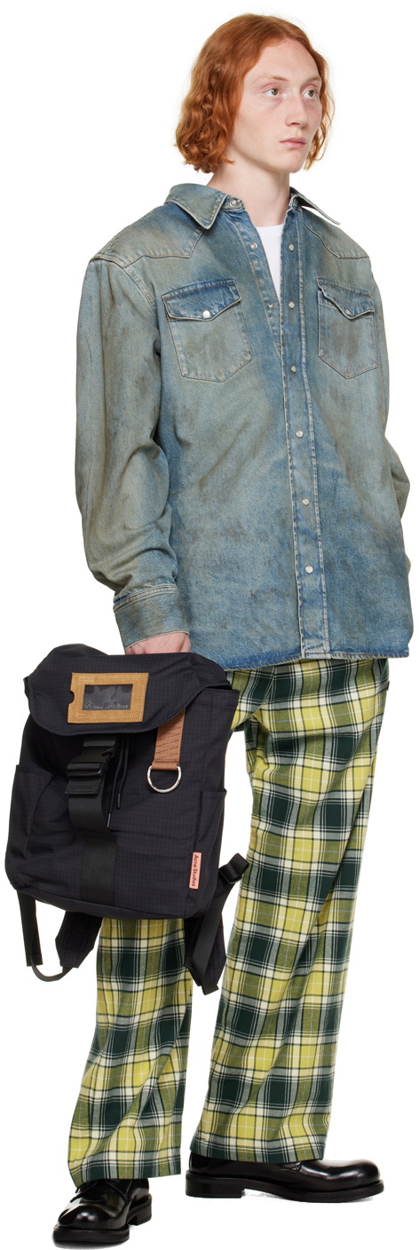 Acne Studios Black ID Backpack