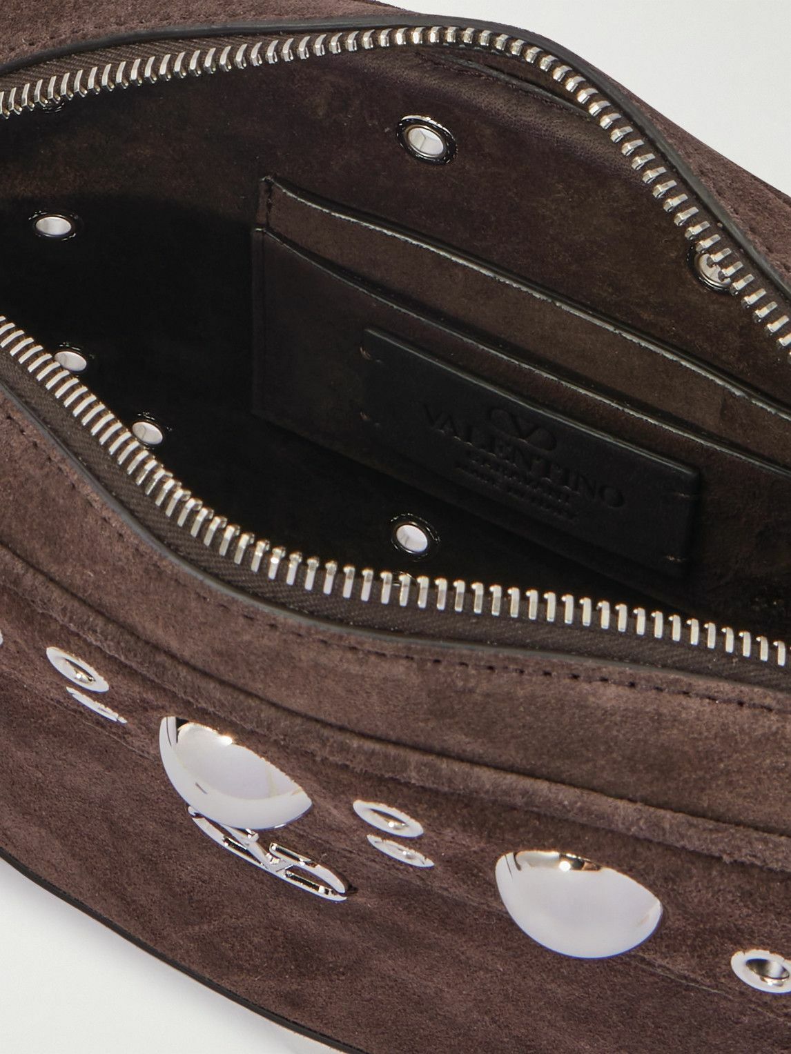Valentino Garavani - Nellcôte Embellished Suede Messenger Bag