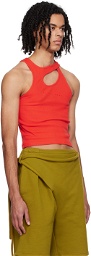 Ottolinger Red Cutout Tank Top