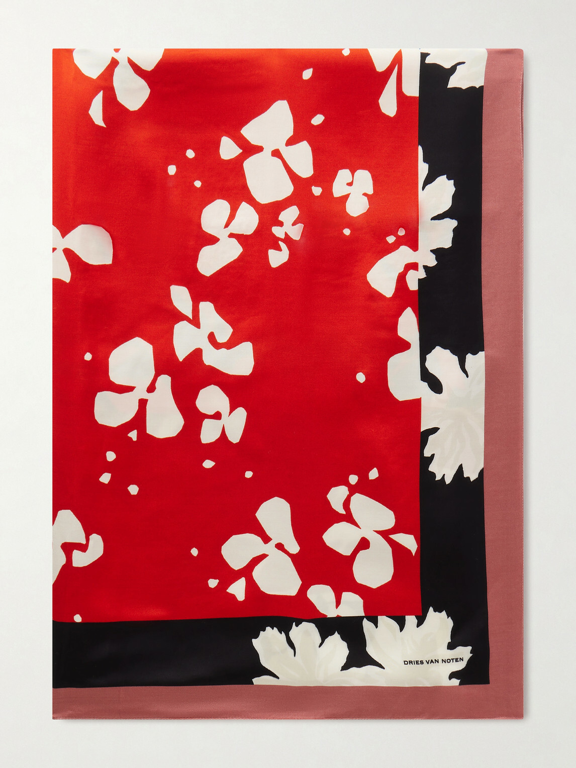 Dries Van Noten - Floral-Print Satin Scarf