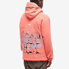 Stone Island Shadow Project Men's Printed Popover Hoody in Coral