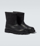 Loro Piana Suilven Walk suede and leather ankle boots