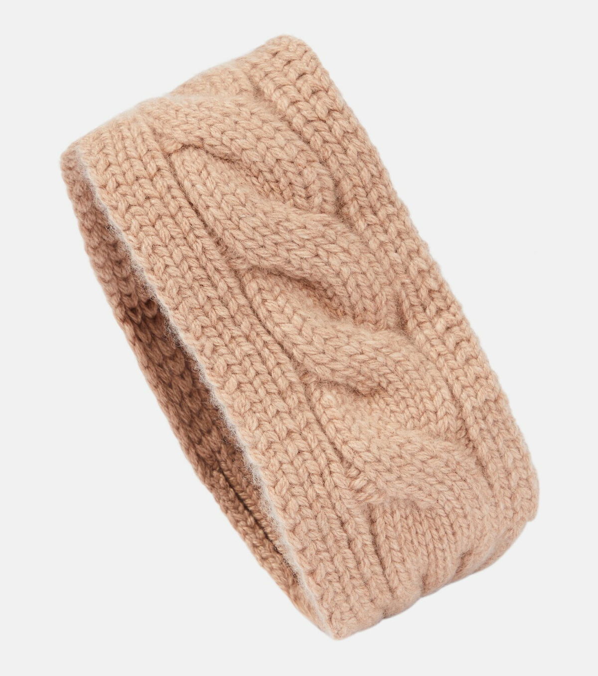 Cream Cable Knit Headband