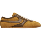 Dries Van Noten Tan Suede Sneakers