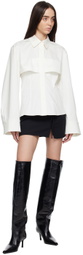 Yuzefi Black Laced Miniskirt