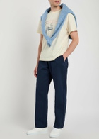 Forét Printed Cotton T-shirt Beige