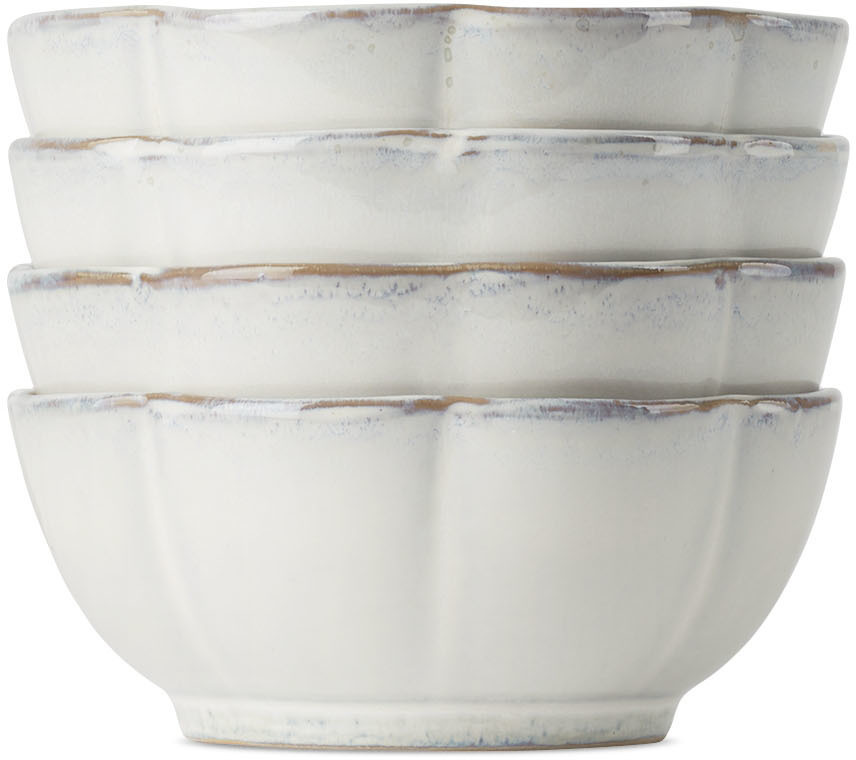 Serax White Sergio Herman Edition Inku XL Ribbed Bowl Set