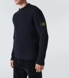 Stone Island Compass virgin wool sweater